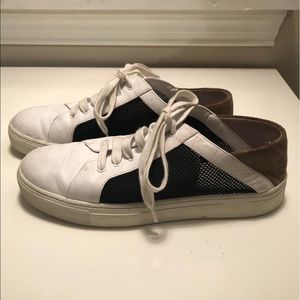 Vince color blocked suede sneakers